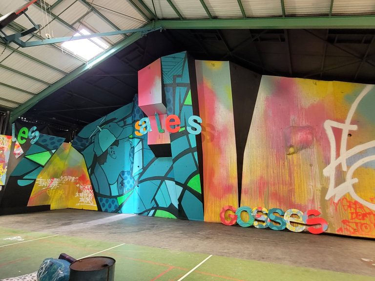 Les Sales Gosses — Onesiker, Reso & Ocre · mural colectivo