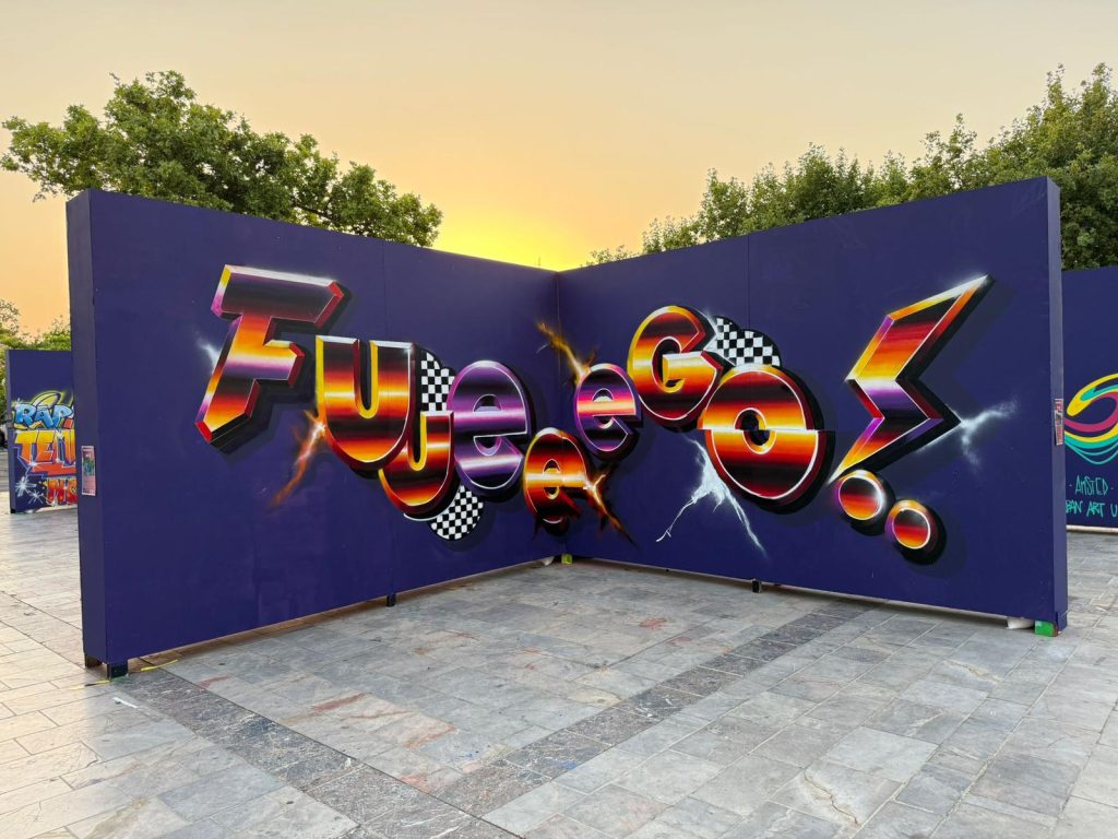 Fresque de Fuego, festival Ultra Violet 2025, Thuir