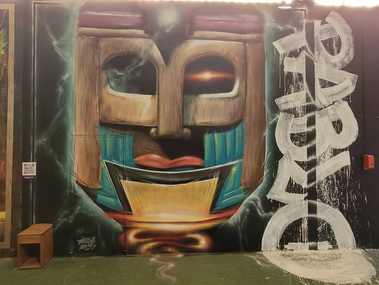 Pablito — Mural inspirado en el arte inca