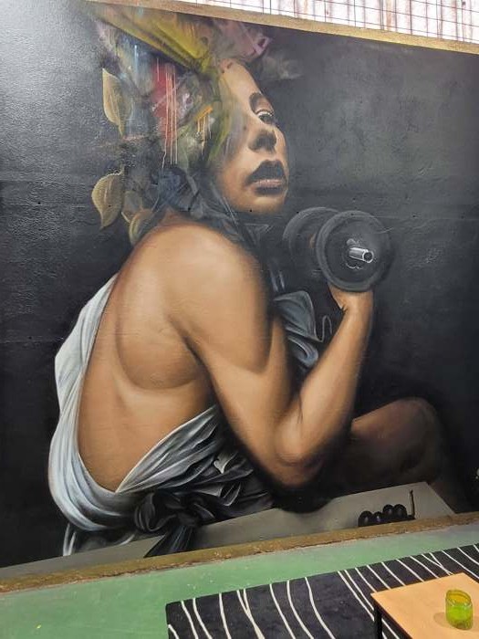 Smak 3 — Personaje · mural exterior