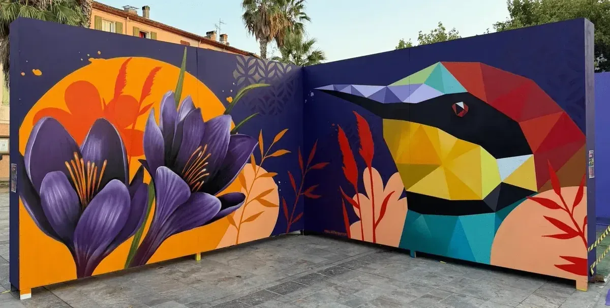 Fresque de Sowan et Jerc - Photo : Urban Art Up