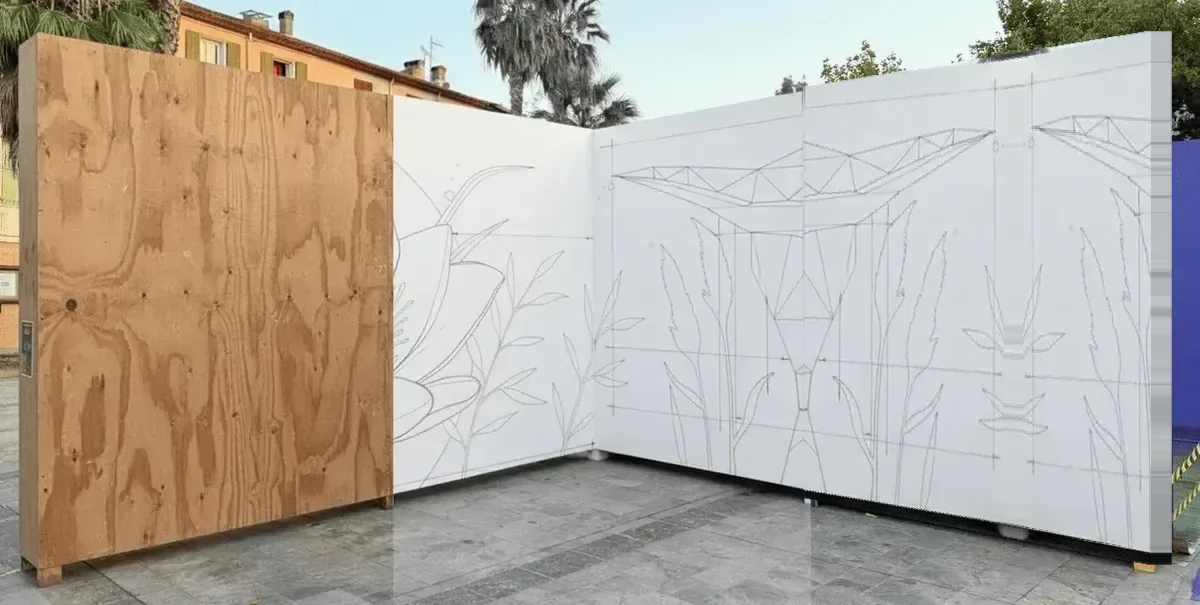 Mur avant intervention