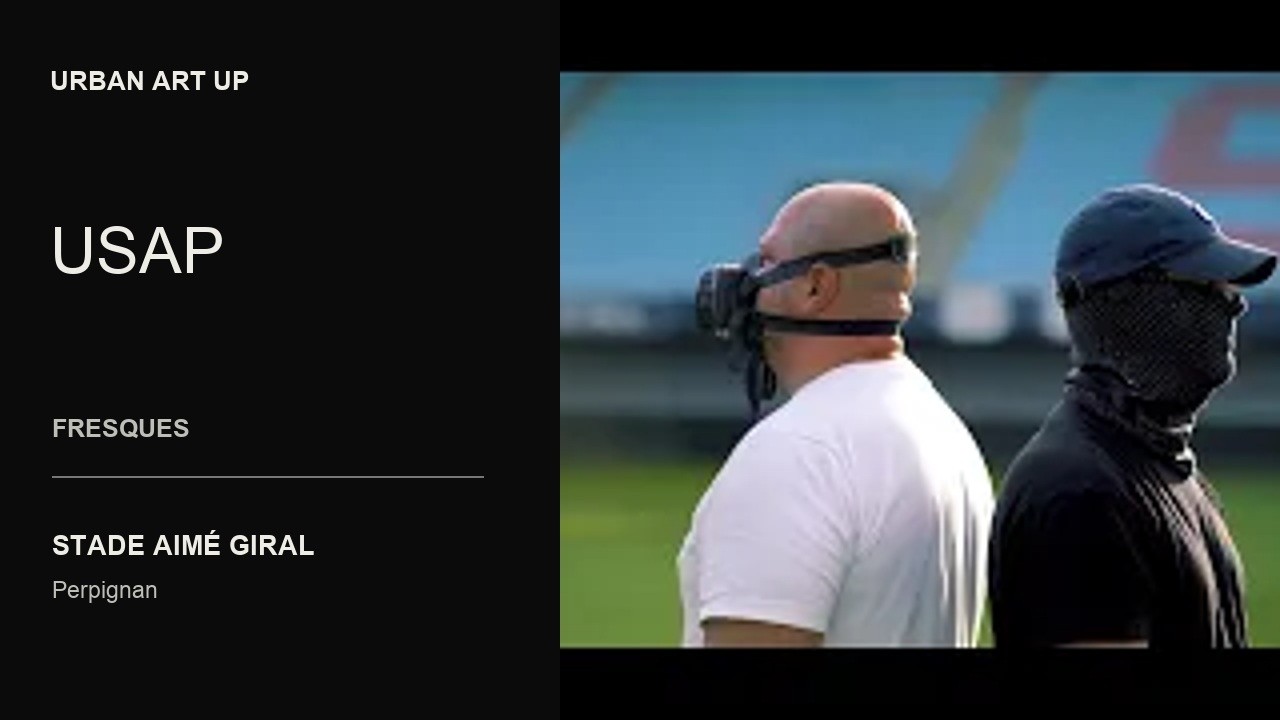 Vignette du film des fresques au stade Aimé-Giral